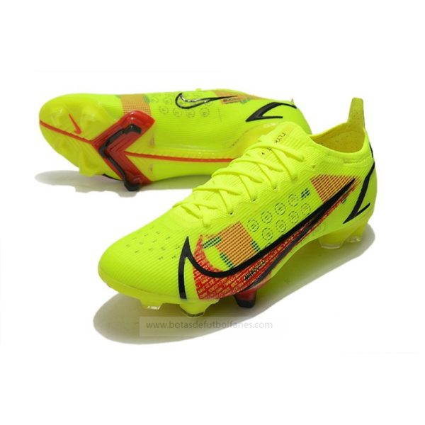 Nike Mercurial Vapor XIV Elite FG Amarillo Rojo Negro